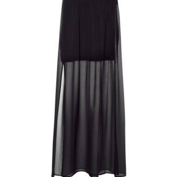 Black Size 4 H&M Maxi Skirt - Picture 1 of 2